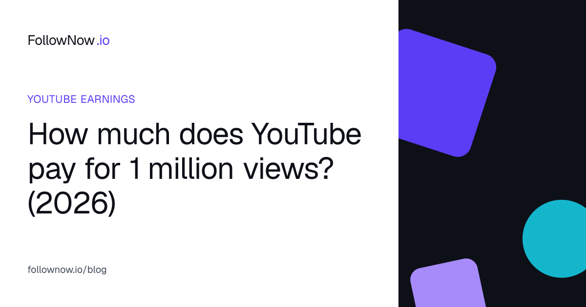 How Much Does YouTube Pay For 1 Million Views 2026 Opengraph Image